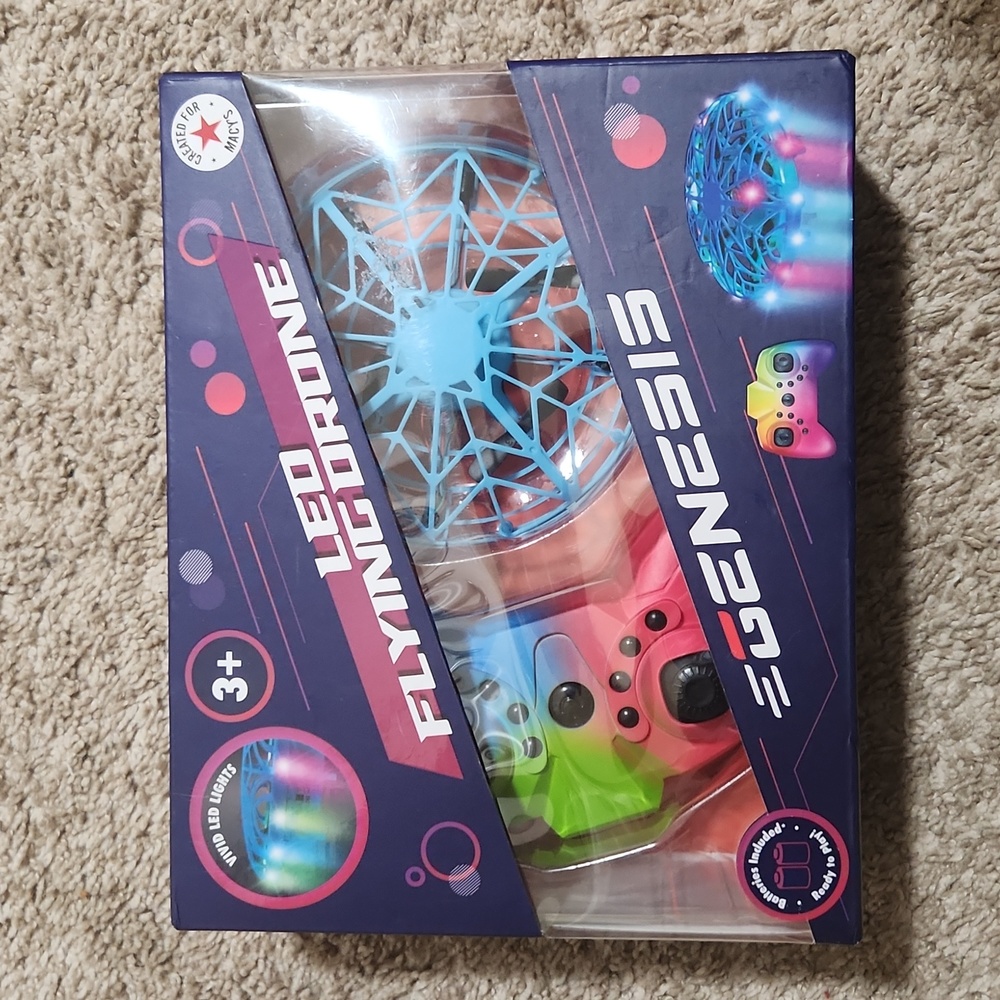 LED flying drone